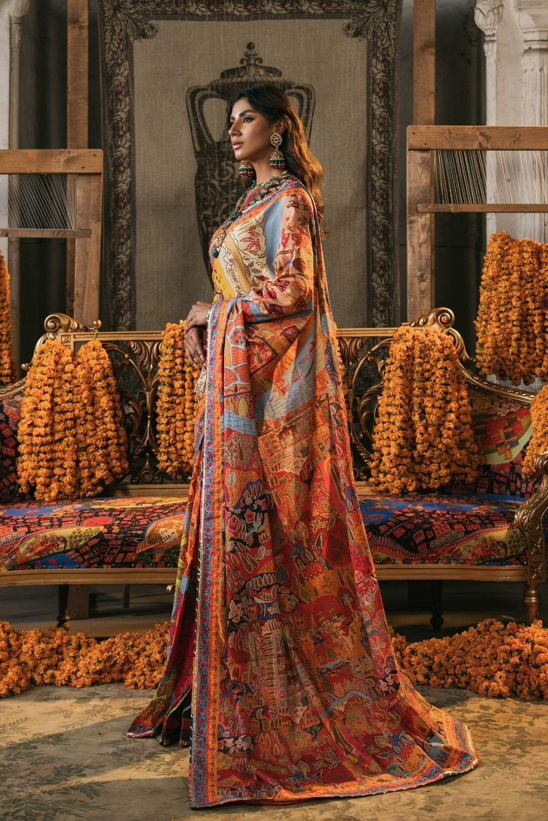 Fahad Hussayn | Lawn Banger | Mewar - Official Fahad Hussayn stockist in UK - Sakeena London
