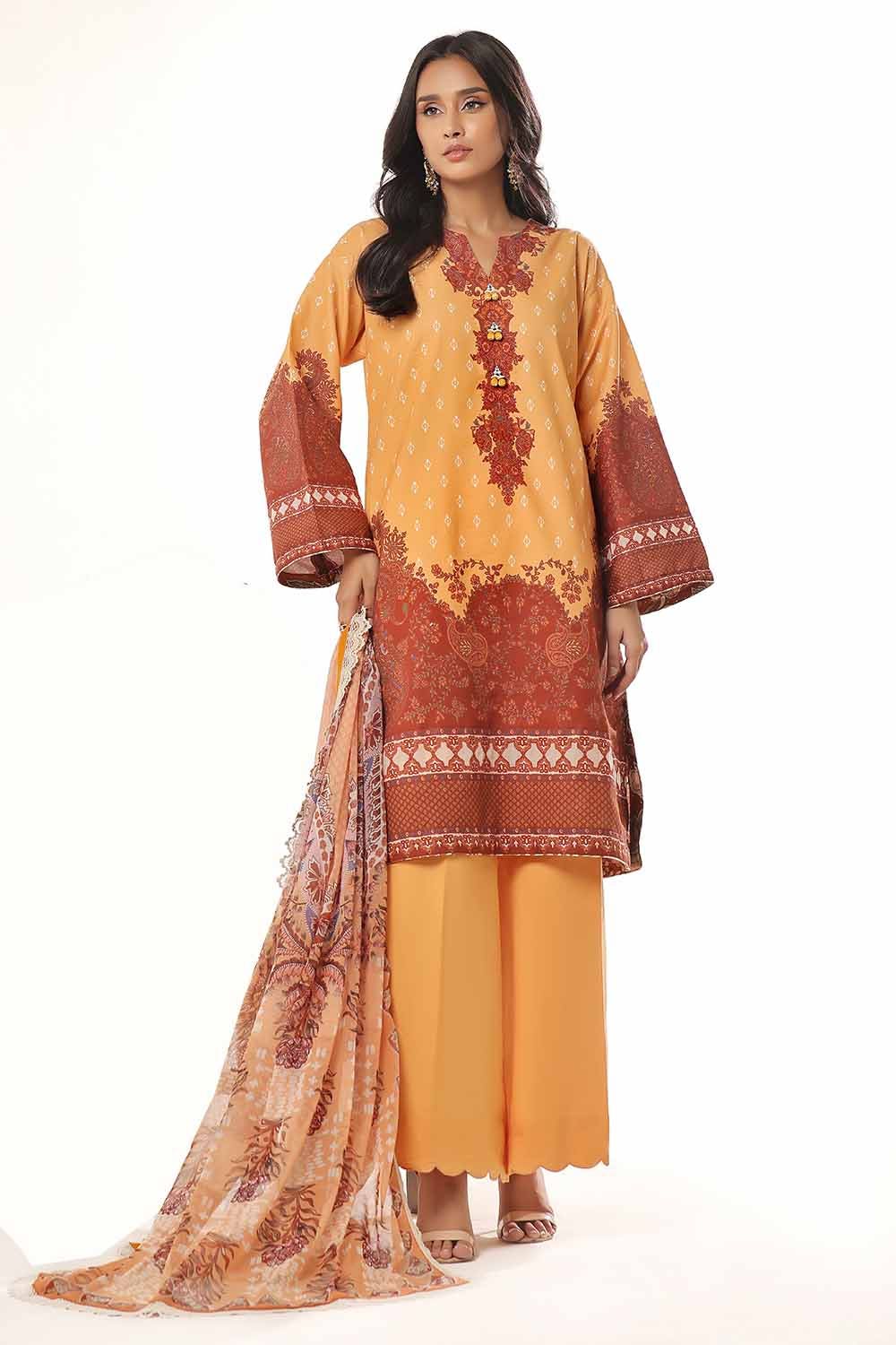 Gul Ahmed | MalMal Collection 24 | MFL-42002 - Official Gul Ahmed stockist in UK - Sakeena London