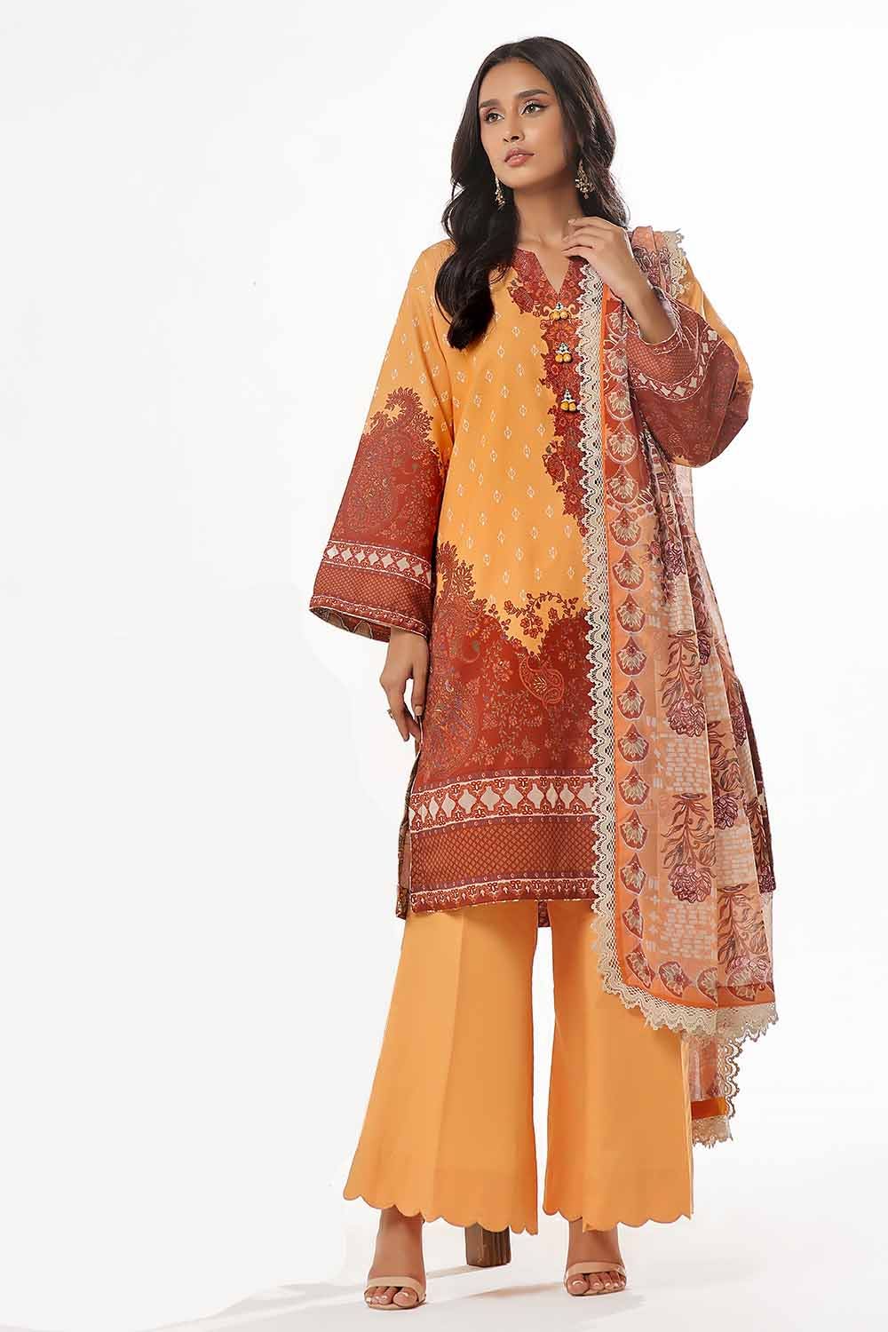 Gul Ahmed | MalMal Collection 24 | MFL-42002 - Official Gul Ahmed stockist in UK - Sakeena London