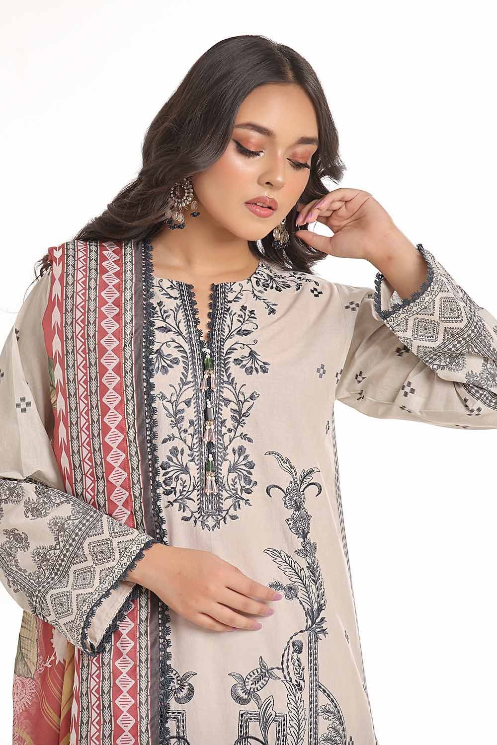 Gul Ahmed | MalMal Collection 24 | MFL-42004 - Official Gul Ahmed stockist in UK - Sakeena London