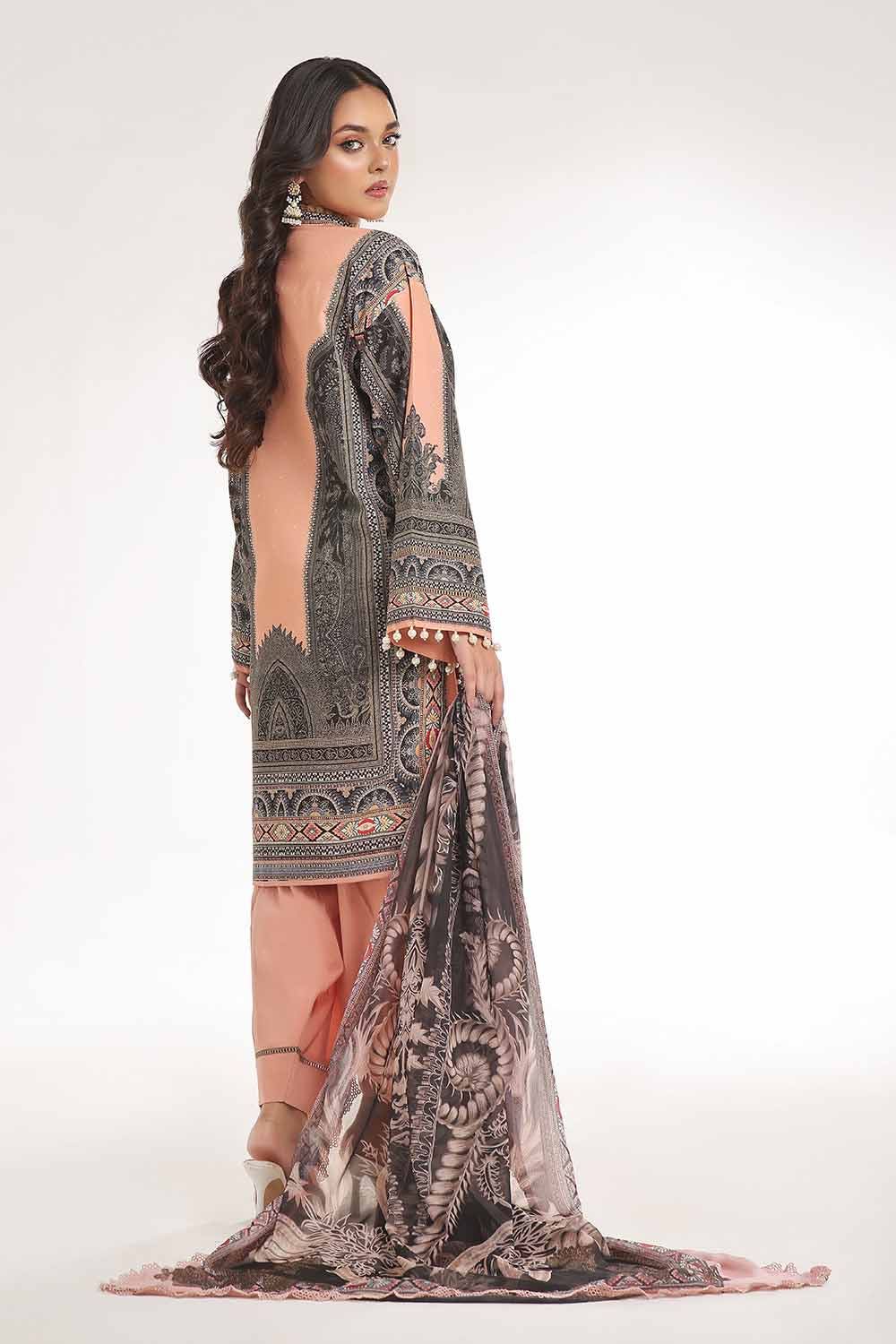 Gul Ahmed | MalMal Collection 24 | MFL-42008 - Official Gul Ahmed stockist in UK - Sakeena London