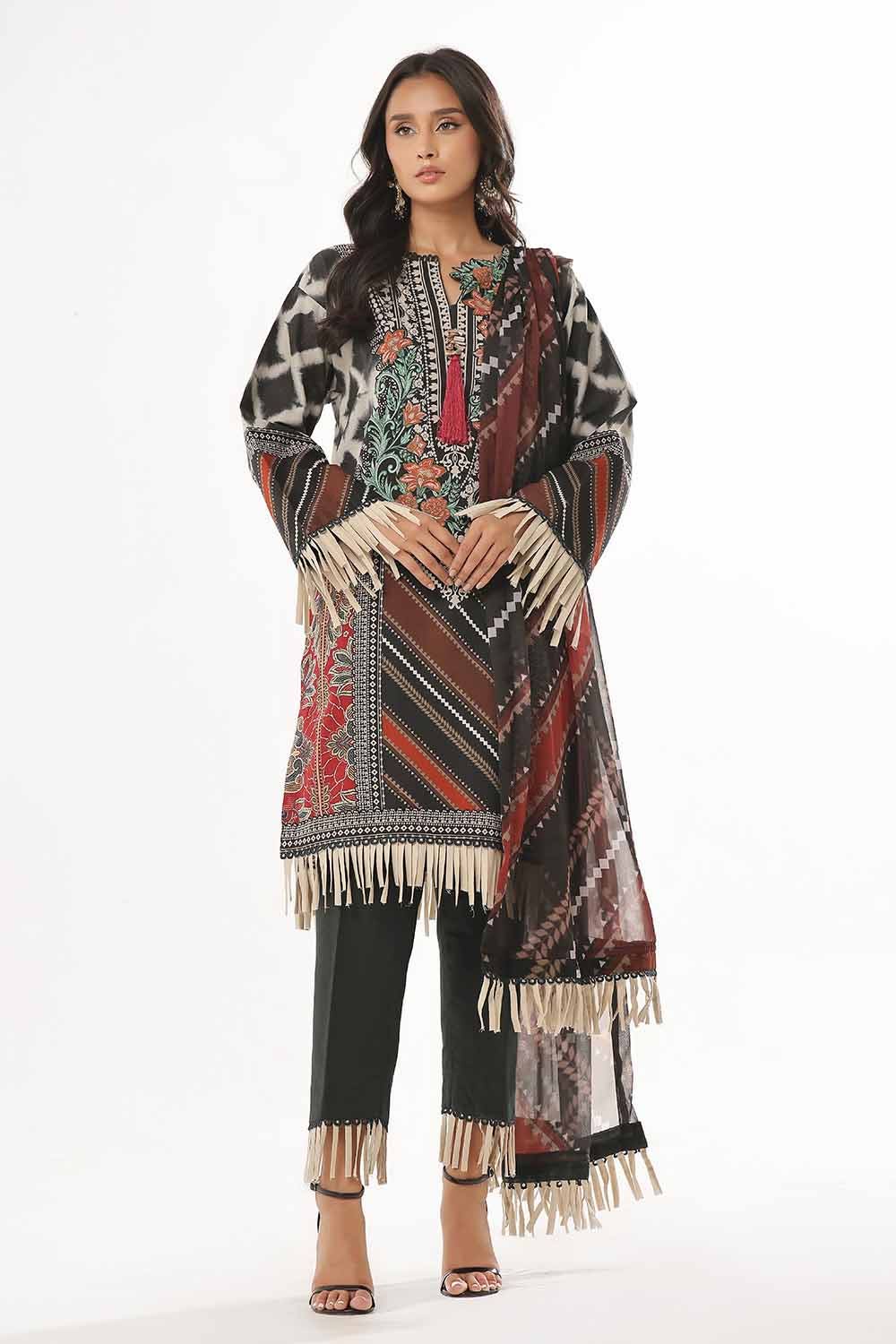 Gul Ahmed | MalMal Collection 24 | MFL-42009 - Official Gul Ahmed stockist in UK - Sakeena London