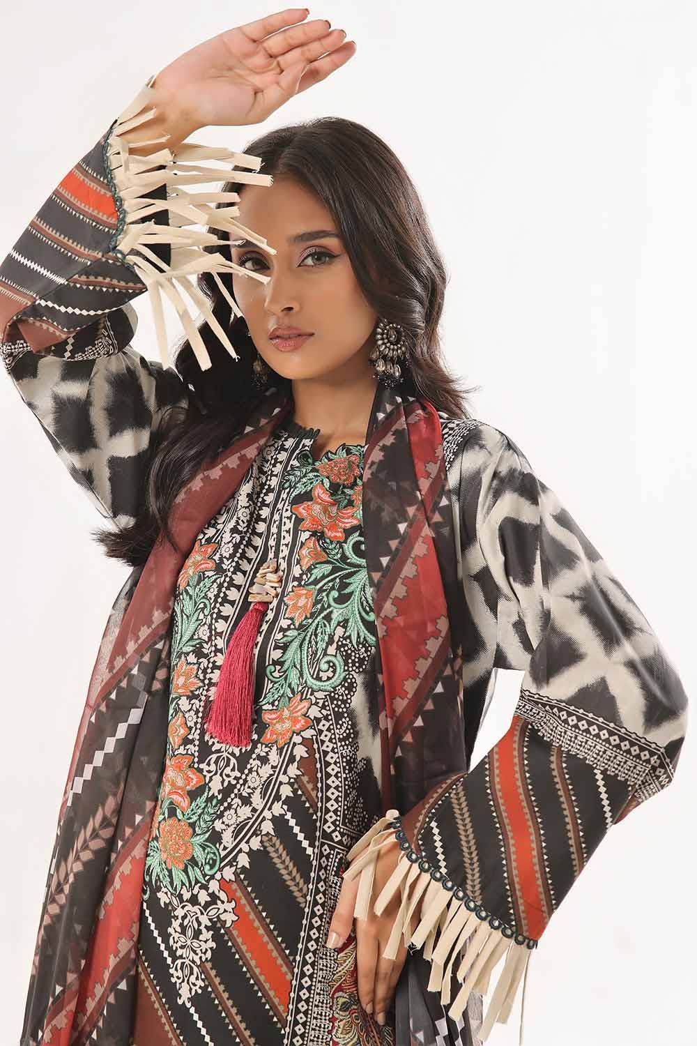 Gul Ahmed | MalMal Collection 24 | MFL-42009 - Official Gul Ahmed stockist in UK - Sakeena London