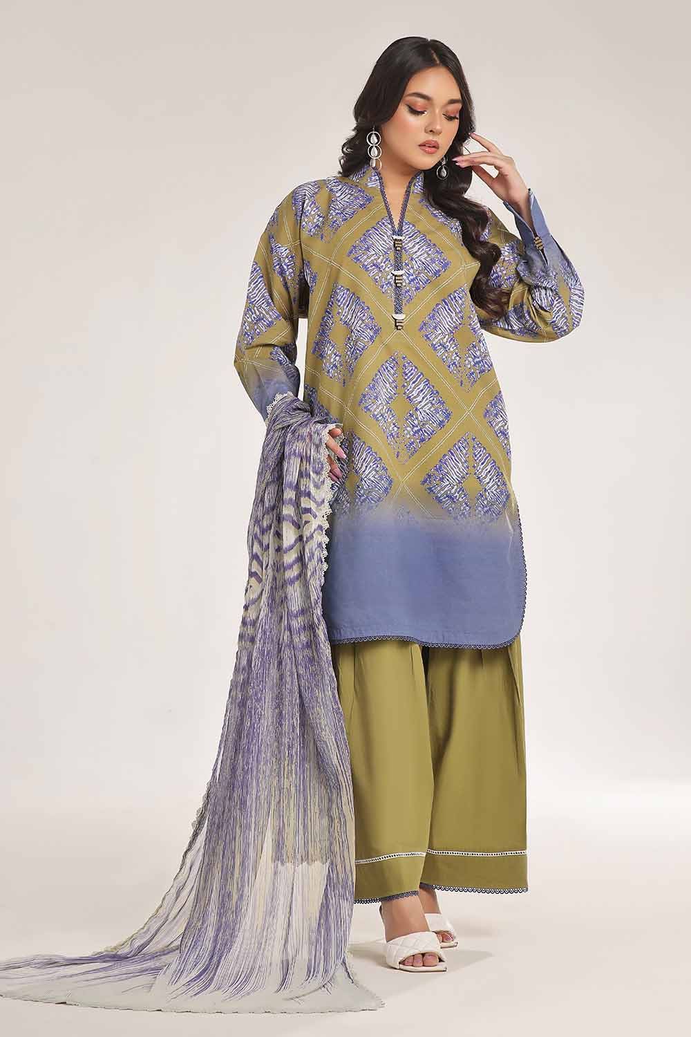 Gul Ahmed | MalMal Collection 24 | MFL-42010 - Official Gul Ahmed stockist in UK - Sakeena London