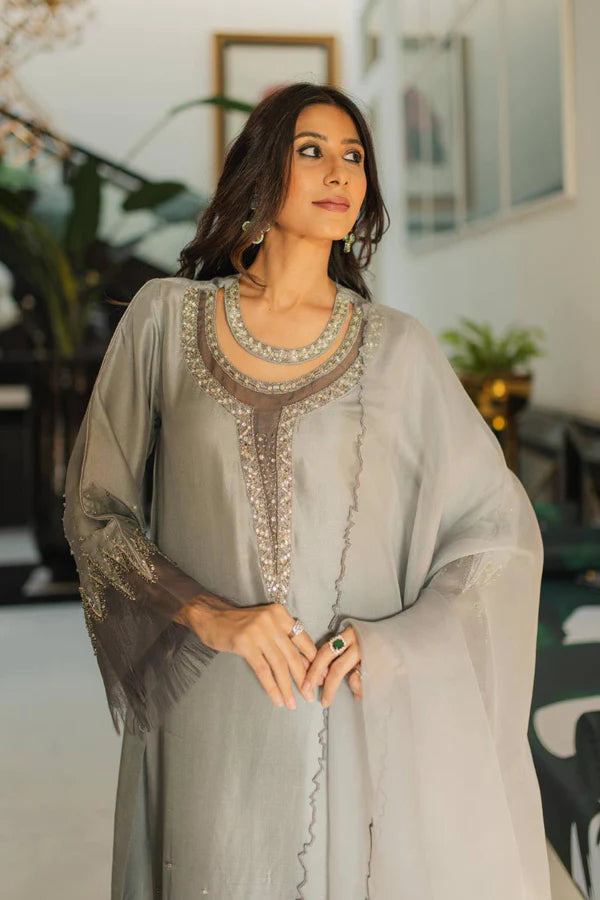 Jeem | Luxury Pret | MINK GREY - Official Jeem stockist in UK - Sakeena London