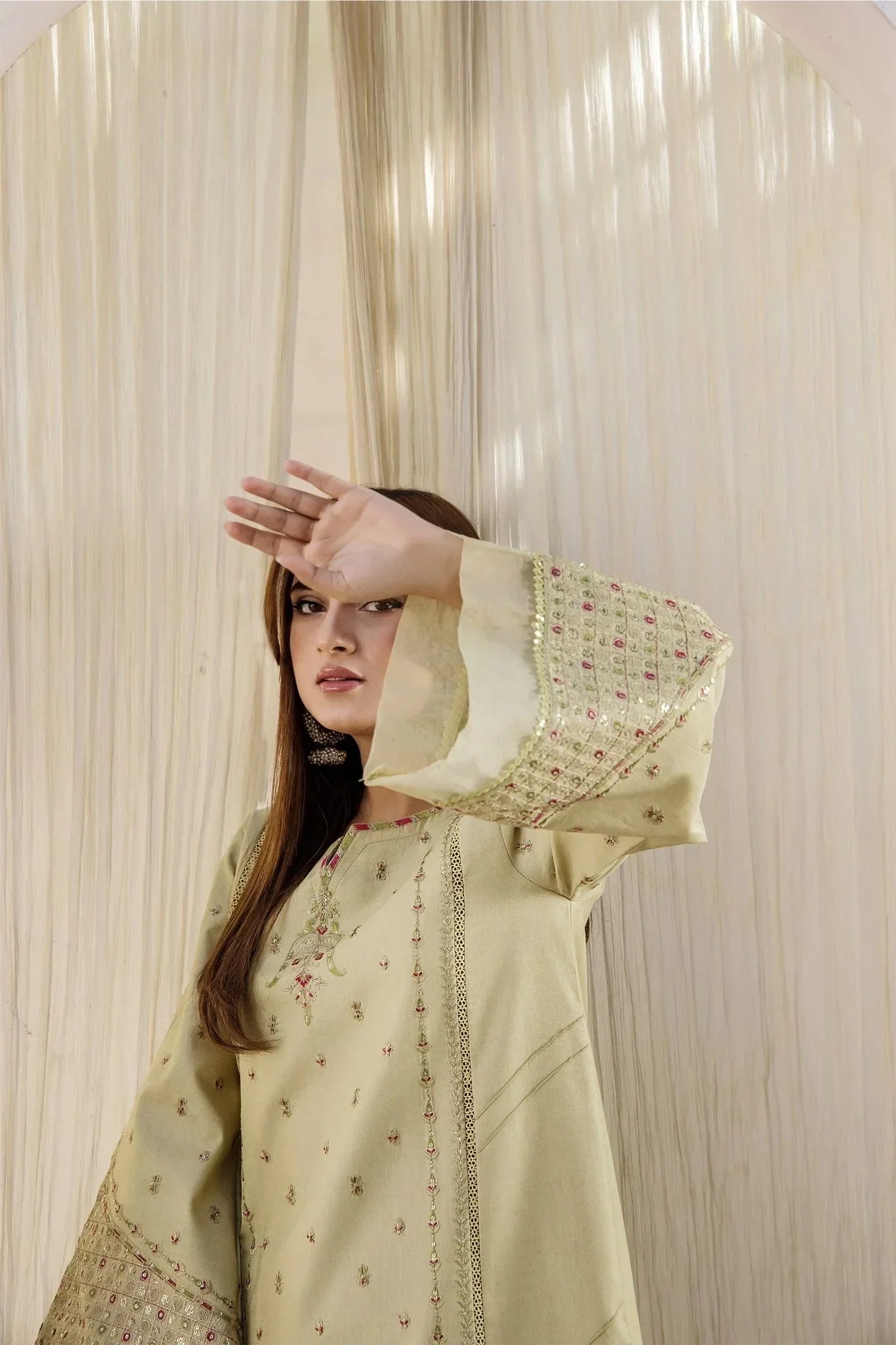 Rajwani | Sohani Casual Pret | MINT GOLD - Official Rajwani stockist in UK - Sakeena London
