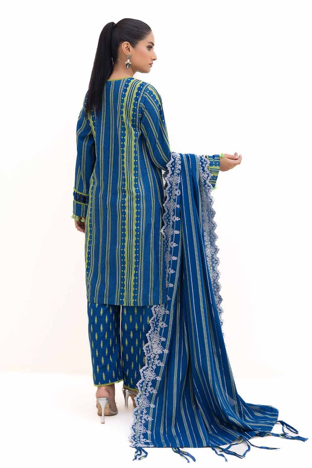 Gul Ahmed | Winter Collection 24 | Jacquard Suit MJ-42051 - Official Gul Ahmed stockist in UK - Sakeena London