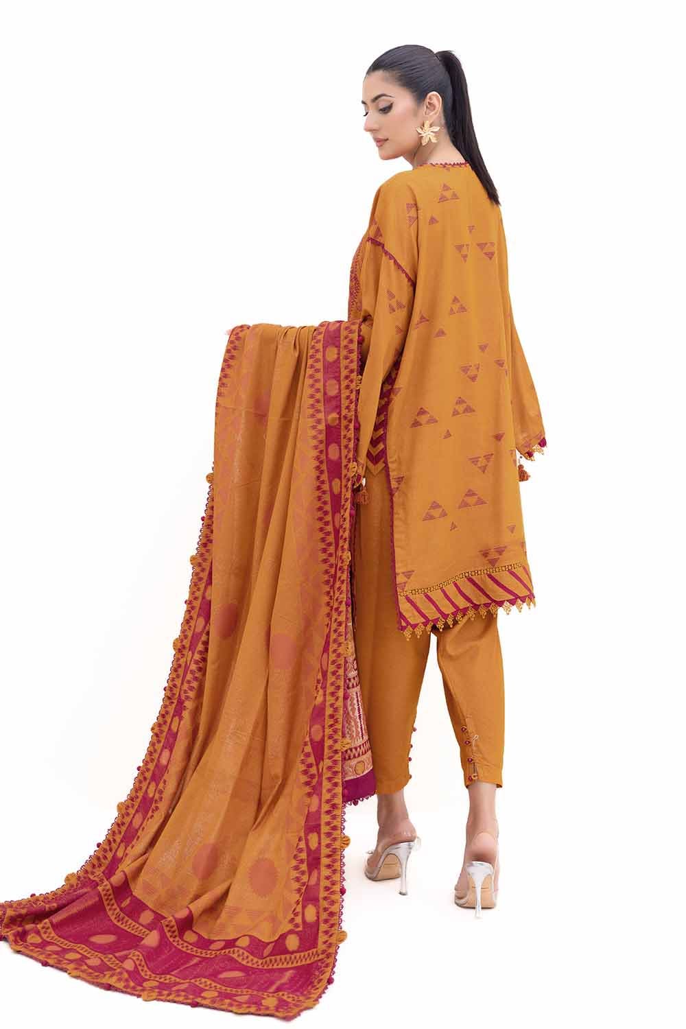 Gul Ahmed | Winter Collection 24 | Jacquard Suit MJ-42054 - Official Gul Ahmed stockist in UK - Sakeena London