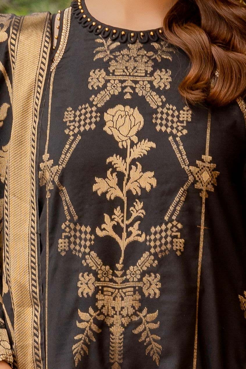 Gul Ahmed | Winter Collection 24 | Jacquard Suit MJ-42062 - Official Gul Ahmed stockist in UK - Sakeena London