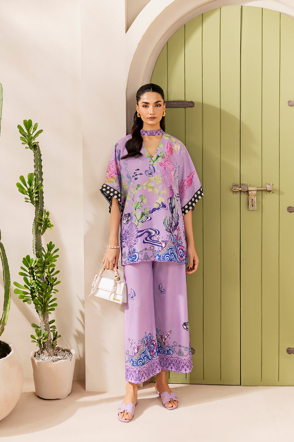 Saira Rizwan | Silk Coords 25 | LILAC LUSH - SRSP-25-10 - Official Saira Rizwan stockist in UK - Sakeena London