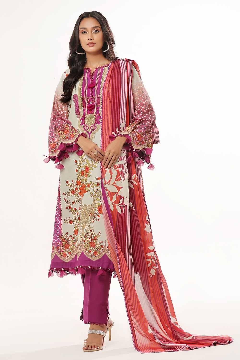 Gul Ahmed | MalMal Collection 24 | ML-42001 - Official Gul Ahmed stockist in UK - Sakeena London