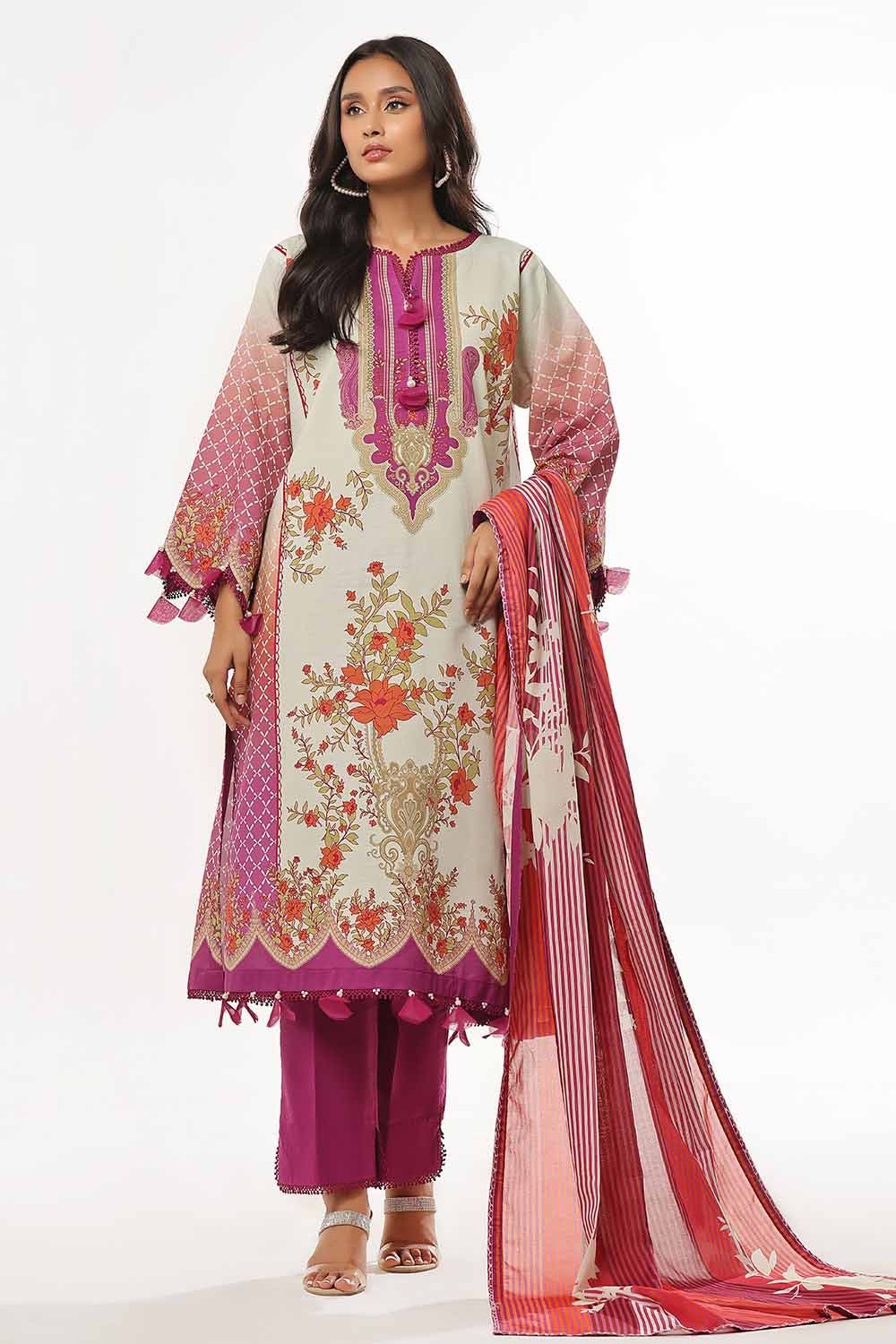 Gul Ahmed | MalMal Collection 24 | ML-42001 - Official Gul Ahmed stockist in UK - Sakeena London