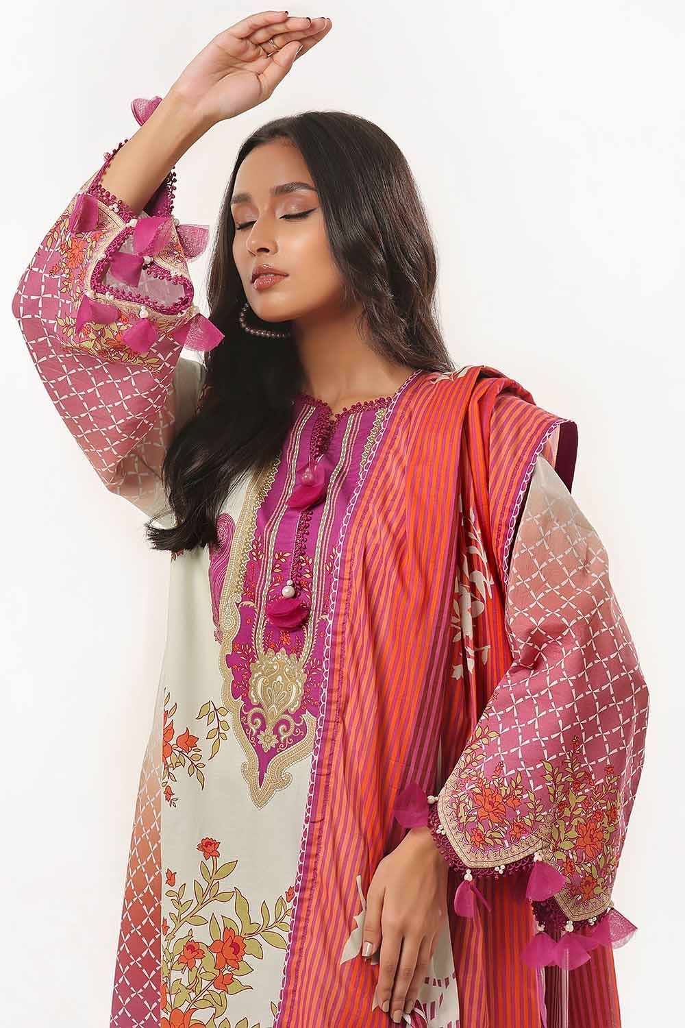 Gul Ahmed | MalMal Collection 24 | ML-42001 - Official Gul Ahmed stockist in UK - Sakeena London