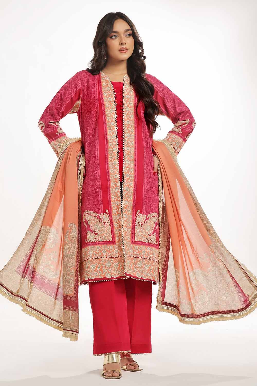 Gul Ahmed | MalMal Collection 24 | ML-42013 - Official Gul Ahmed stockist in UK - Sakeena London