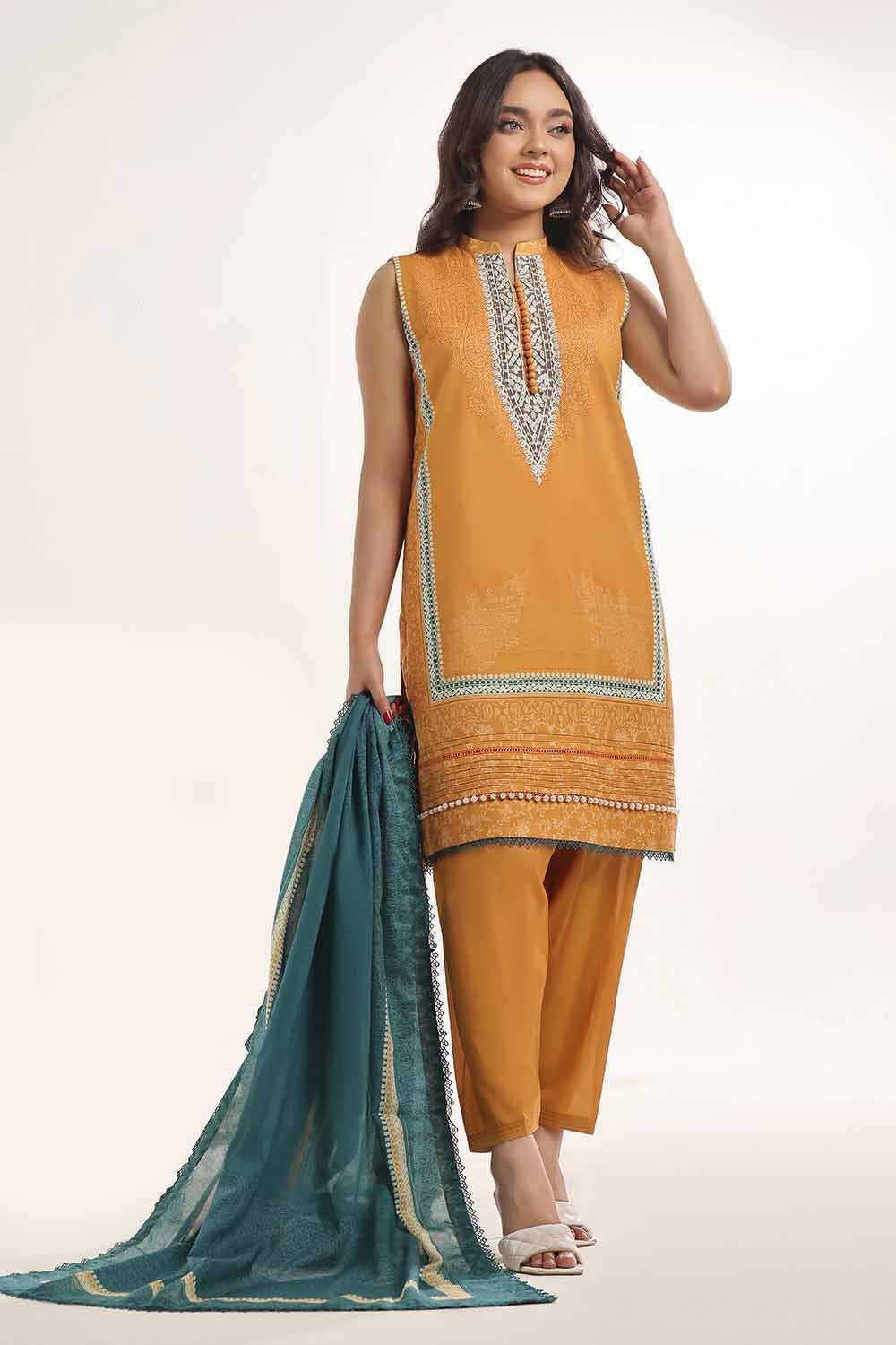 Gul Ahmed | MalMal Collection 24 | ML-42015 - Official Gul Ahmed stockist in UK - Sakeena London