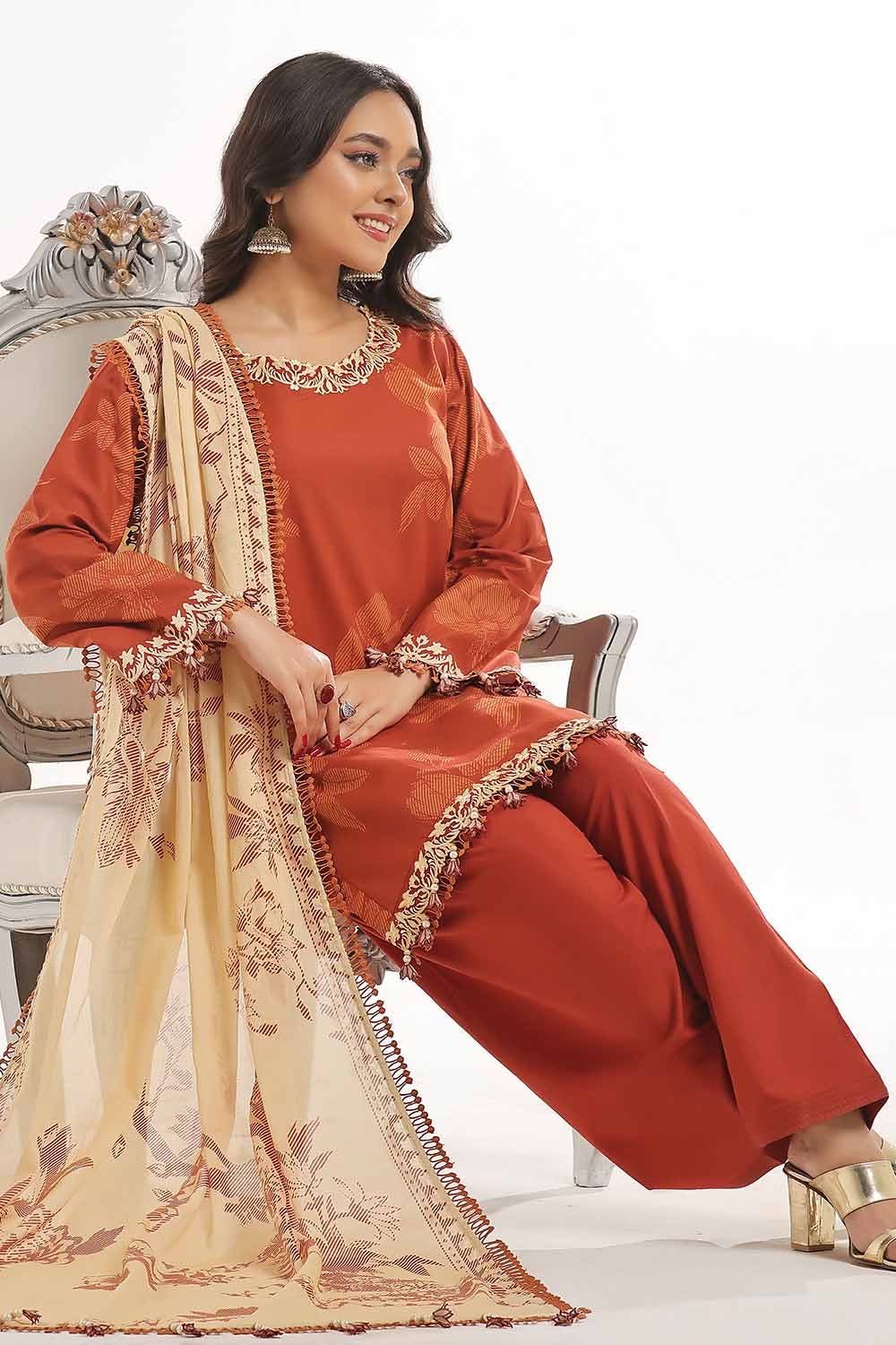 Gul Ahmed | MalMal Collection 24 | ML-42019 - Official Gul Ahmed stockist in UK - Sakeena London