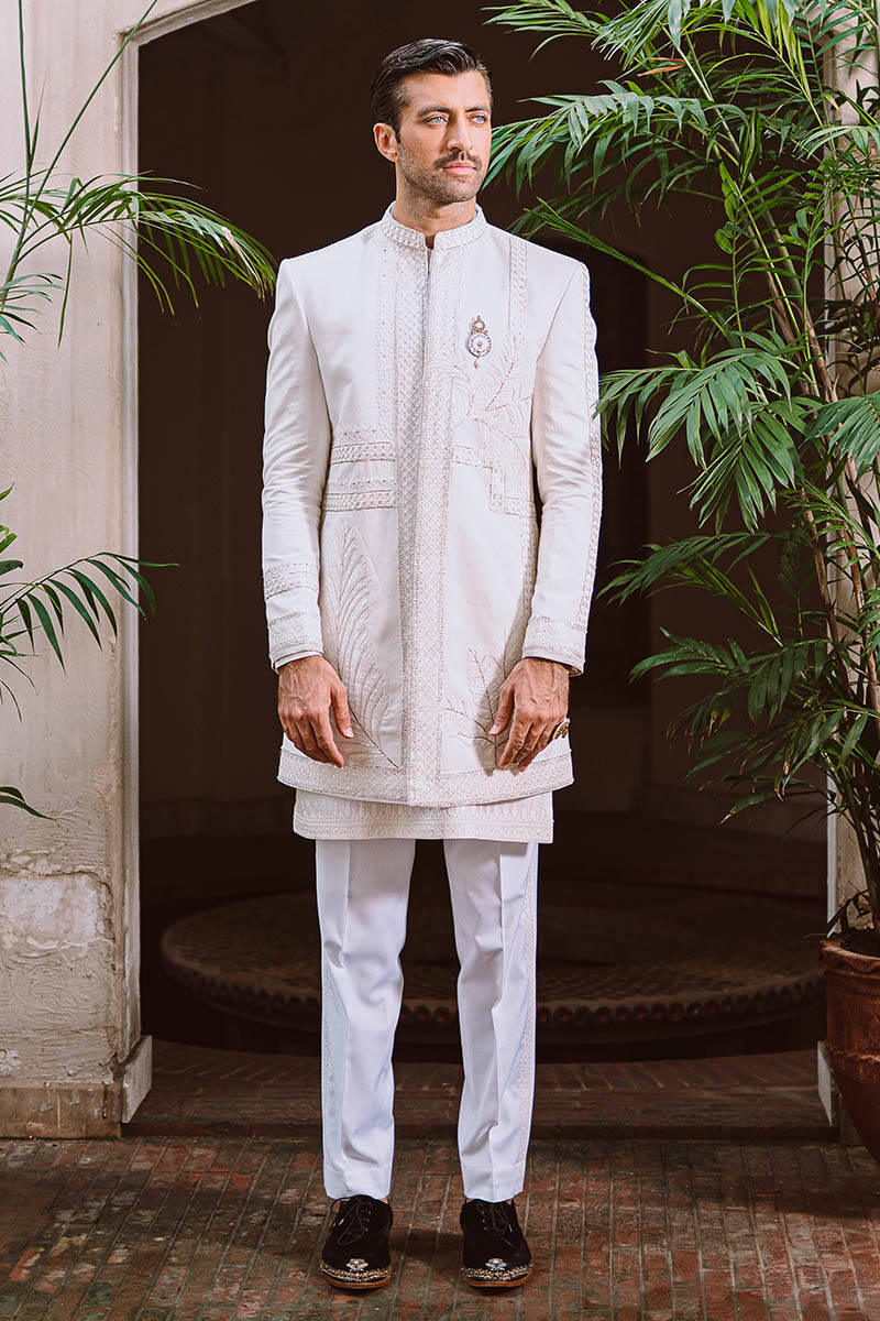 Pakistani Menswear | MNR-QAMAR - Official Sakeena London Ltd. stockist in UK - Sakeena London