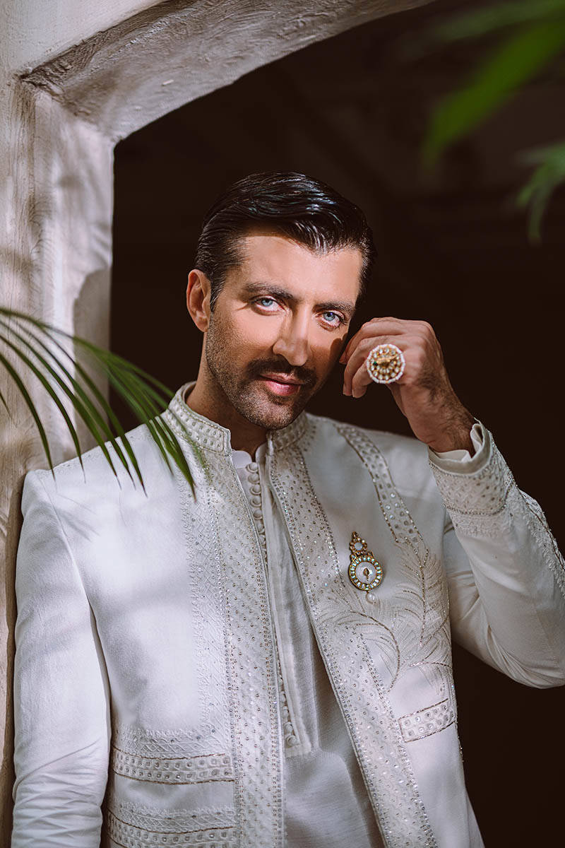 Pakistani Menswear | MNR-QAMAR - Official Sakeena London Ltd. stockist in UK - Sakeena London