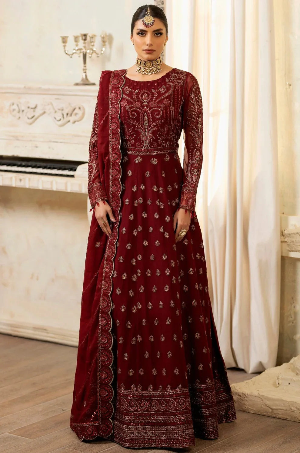 Mohagni | Janan Formals | ROSETTE MGL-05 - Official Mohagni stockist in UK - Sakeena London