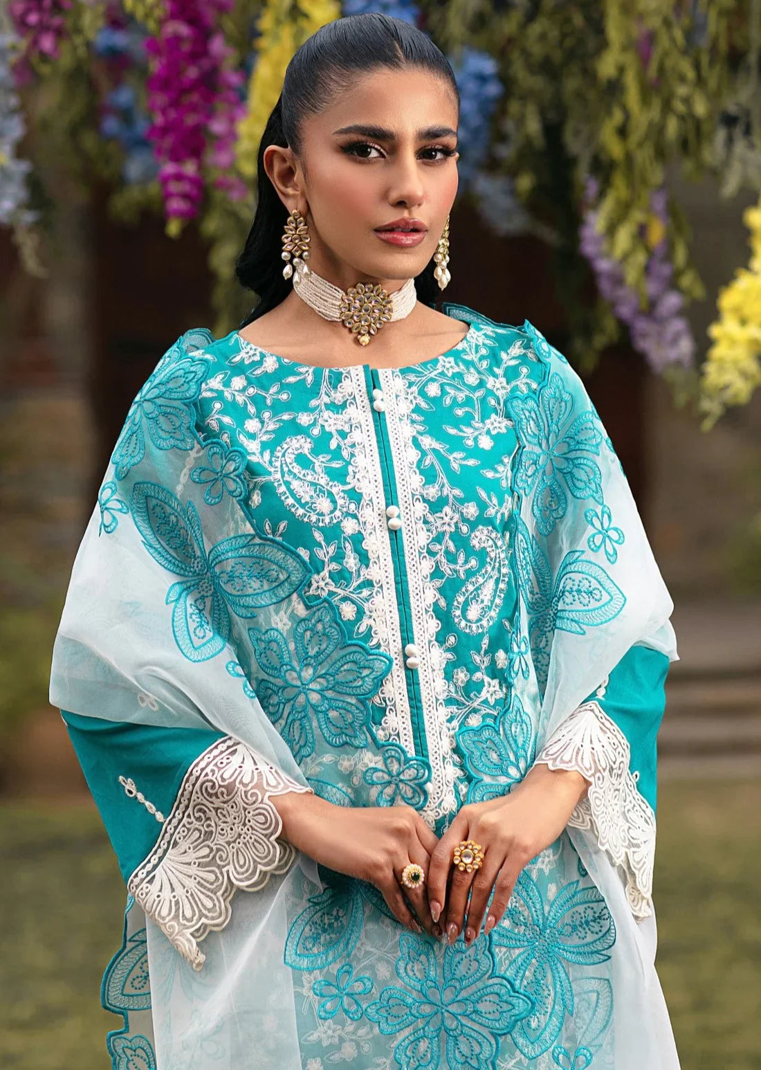 Mohagni | Muntazir Luxury Lawn 24 | MGZ-10 - Official Mohagni stockist in UK - Sakeena London