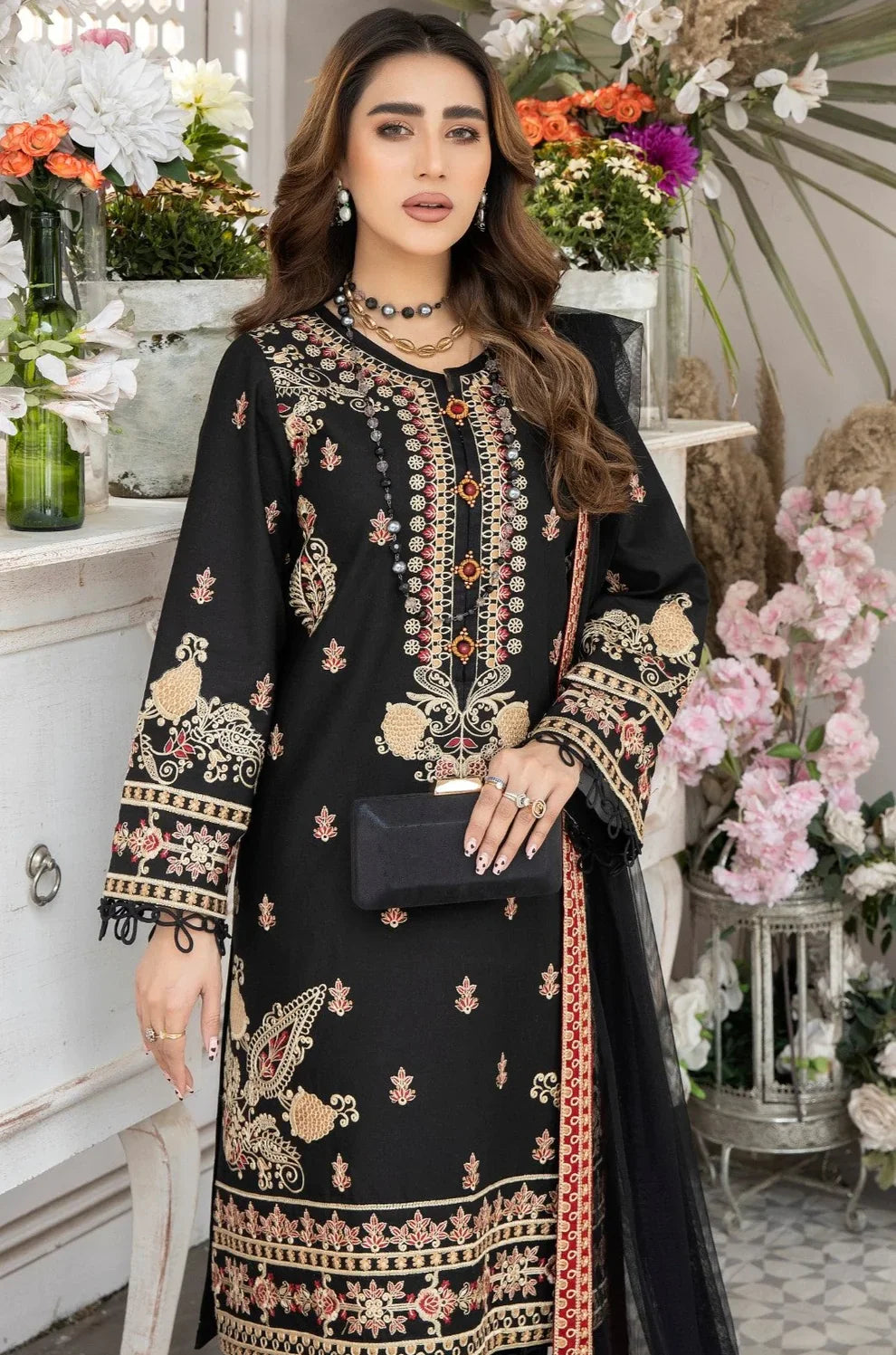 Mohagni | Muntazir Luxury Lawn 24 | AM-05 - Official Mohagni stockist in UK - Sakeena London