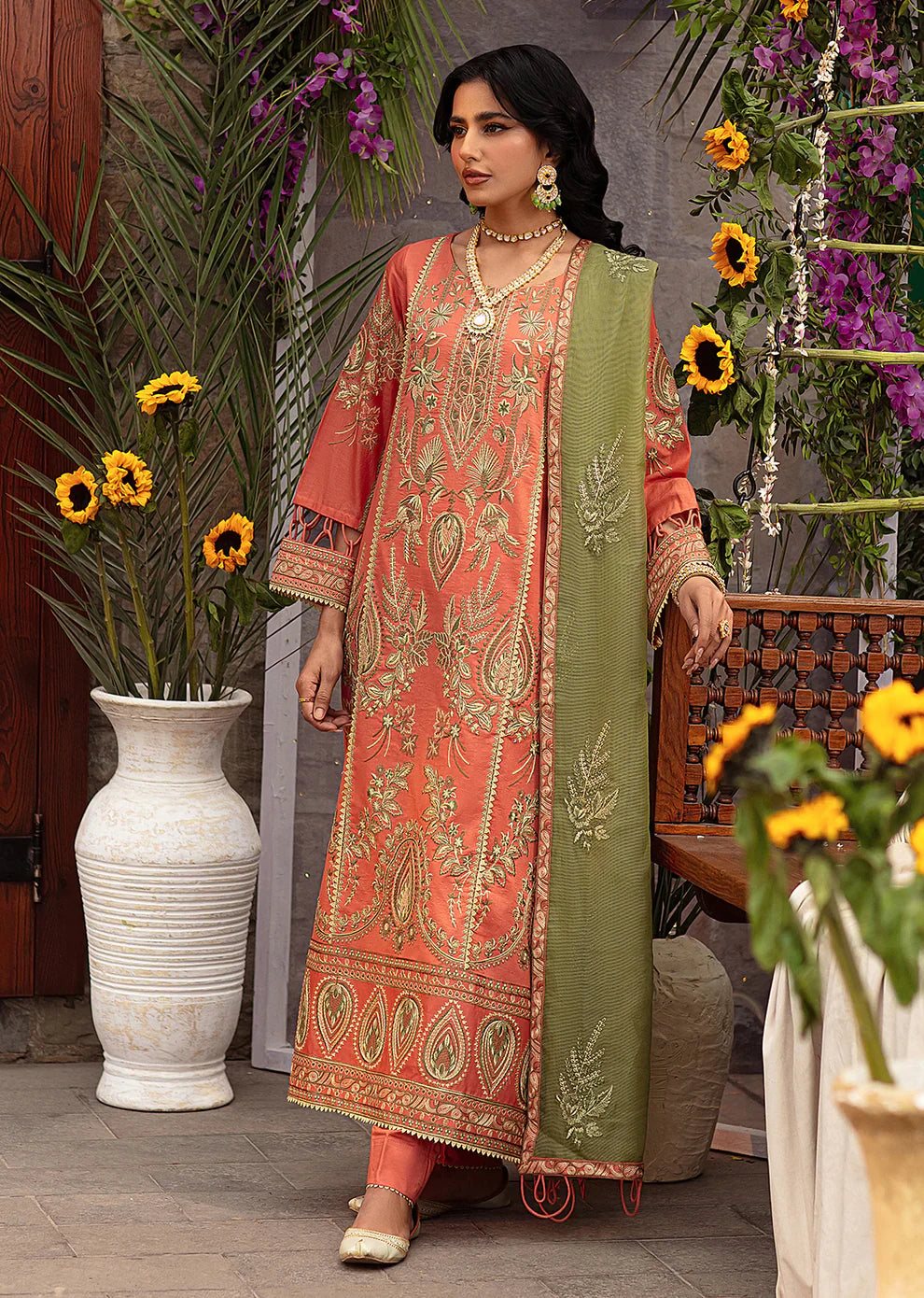 Mohagni | Muntazir Luxury Lawn 24 | CM-09 - Official Mohagni stockist in UK - Sakeena London