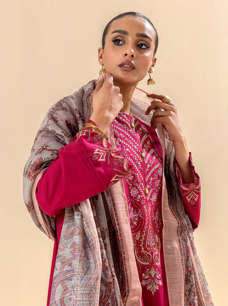 Morbagh | Lawn Collection 24 | RASPBERRY COULIS - Official Morbagh stockist in UK - Sakeena London