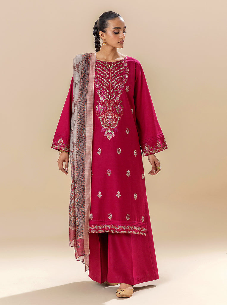 Morbagh | Lawn Collection 24 | RASPBERRY COULIS - Official Morbagh stockist in UK - Sakeena London