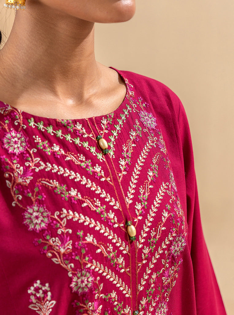 Morbagh | Lawn Collection 24 | RASPBERRY COULIS - Official Morbagh stockist in UK - Sakeena London