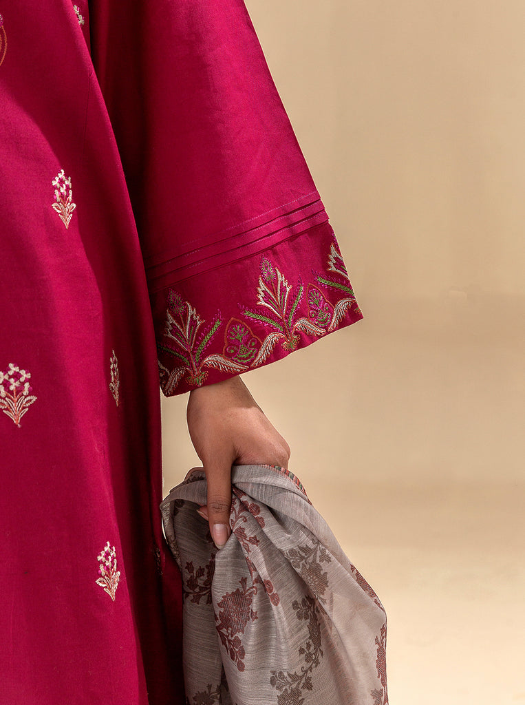 Morbagh | Lawn Collection 24 | RASPBERRY COULIS - Official Morbagh stockist in UK - Sakeena London
