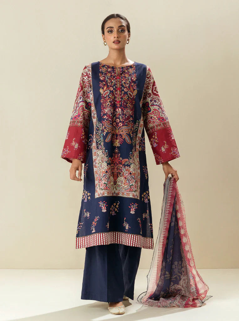 Morbagh | Lawn Collection 24 | PANSY PETALS - Official Morbagh stockist in UK - Sakeena London