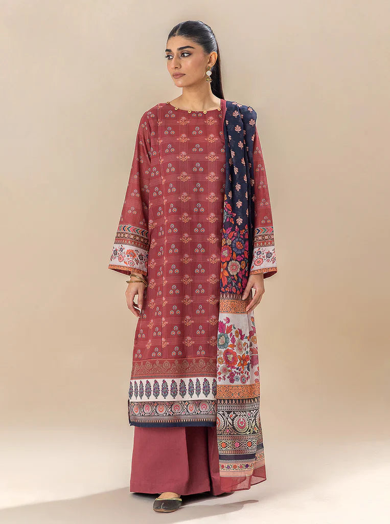 Morbagh | Lawn Collection 24 | ROYALTY RED - Official Morbagh stockist in UK - Sakeena London