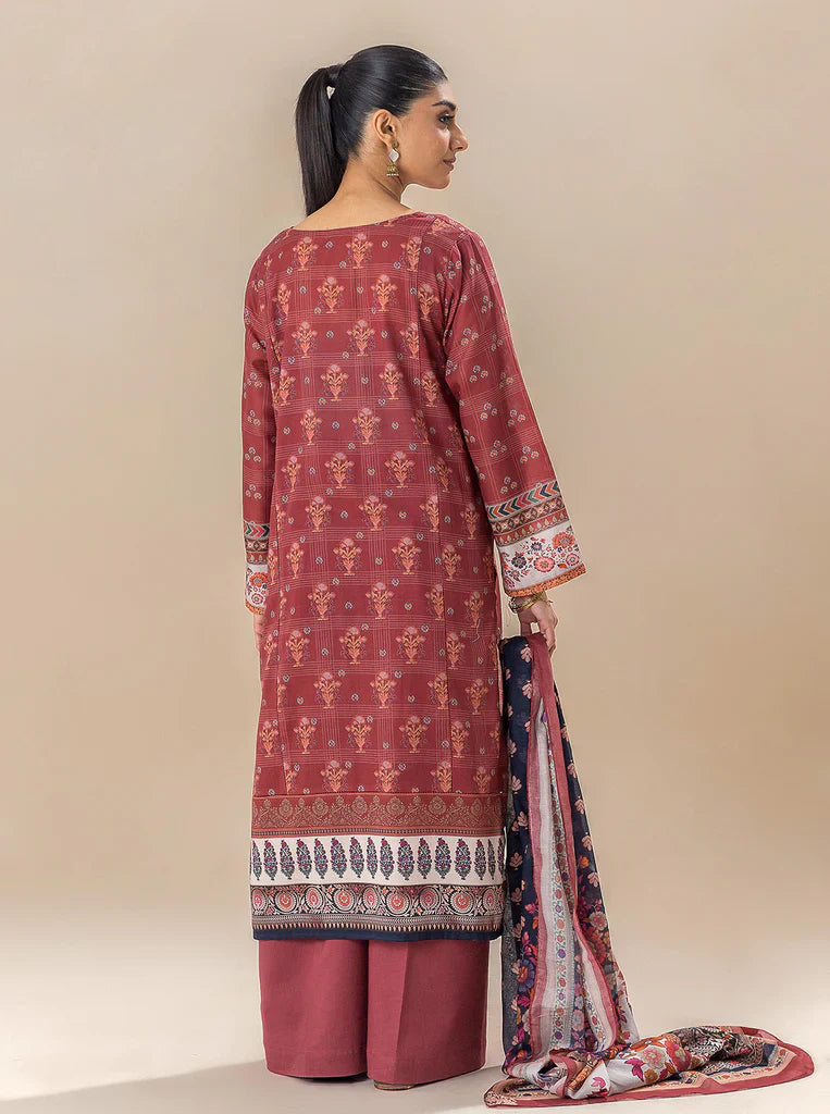 Morbagh | Lawn Collection 24 | ROYALTY RED - Official Morbagh stockist in UK - Sakeena London