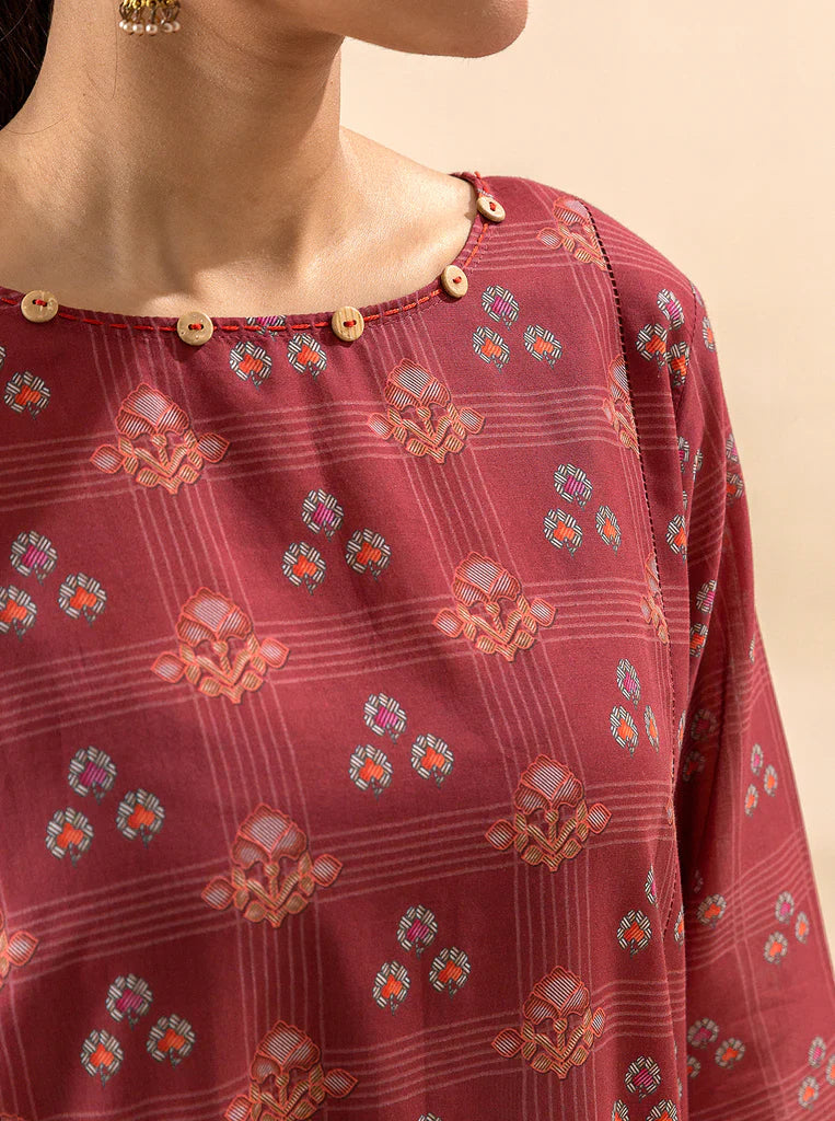 Morbagh | Lawn Collection 24 | ROYALTY RED - Official Morbagh stockist in UK - Sakeena London