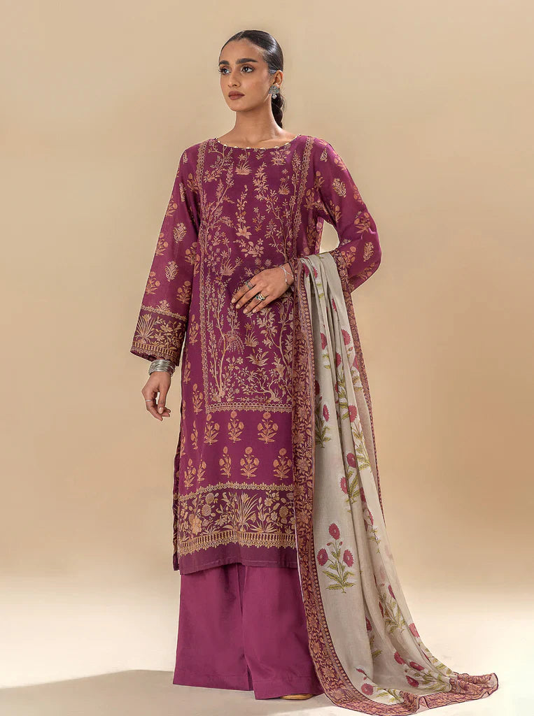 Morbagh | Lawn Collection 24 | MAGENTA MOON - Official Morbagh stockist in UK - Sakeena London