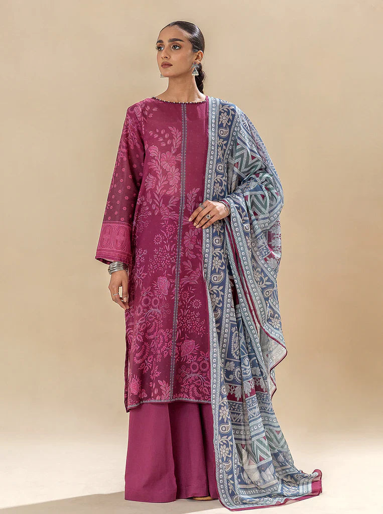 Morbagh | Lawn Collection 24 | WINE WARMTH - Official Morbagh stockist in UK - Sakeena London