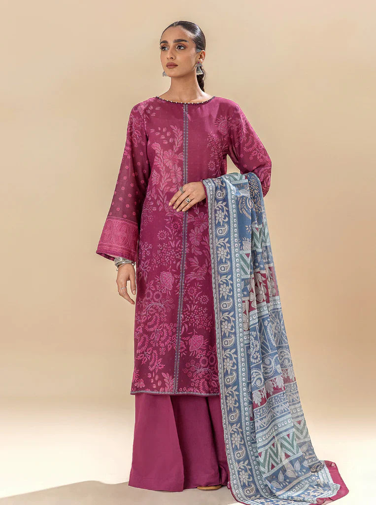 Morbagh | Lawn Collection 24 | WINE WARMTH - Official Morbagh stockist in UK - Sakeena London
