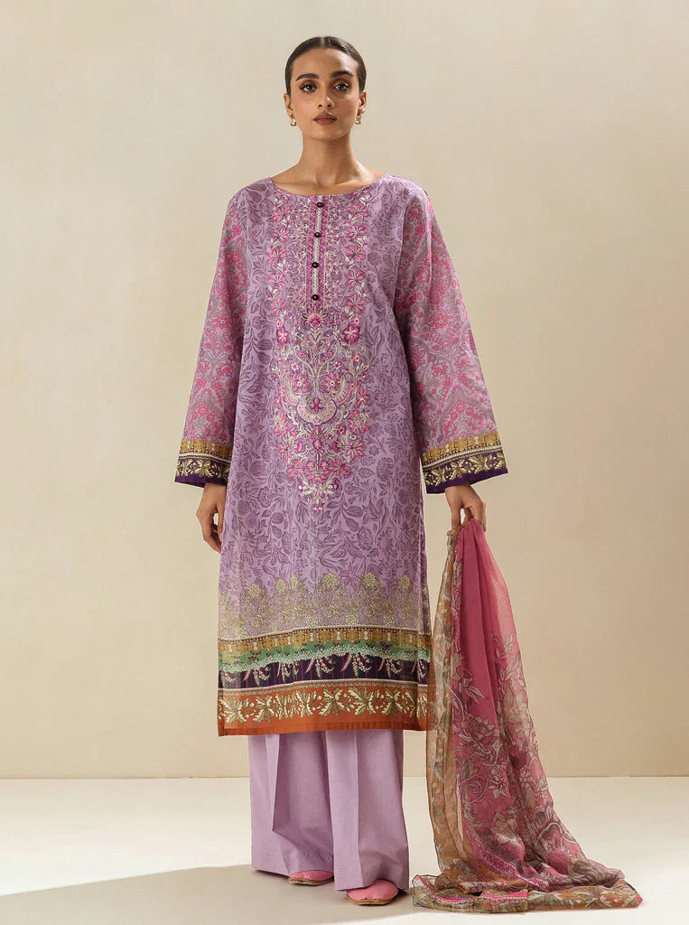 Morbagh | Lawn Collection 24 | LAVENDULA LOOP - Official Morbagh stockist in UK - Sakeena London