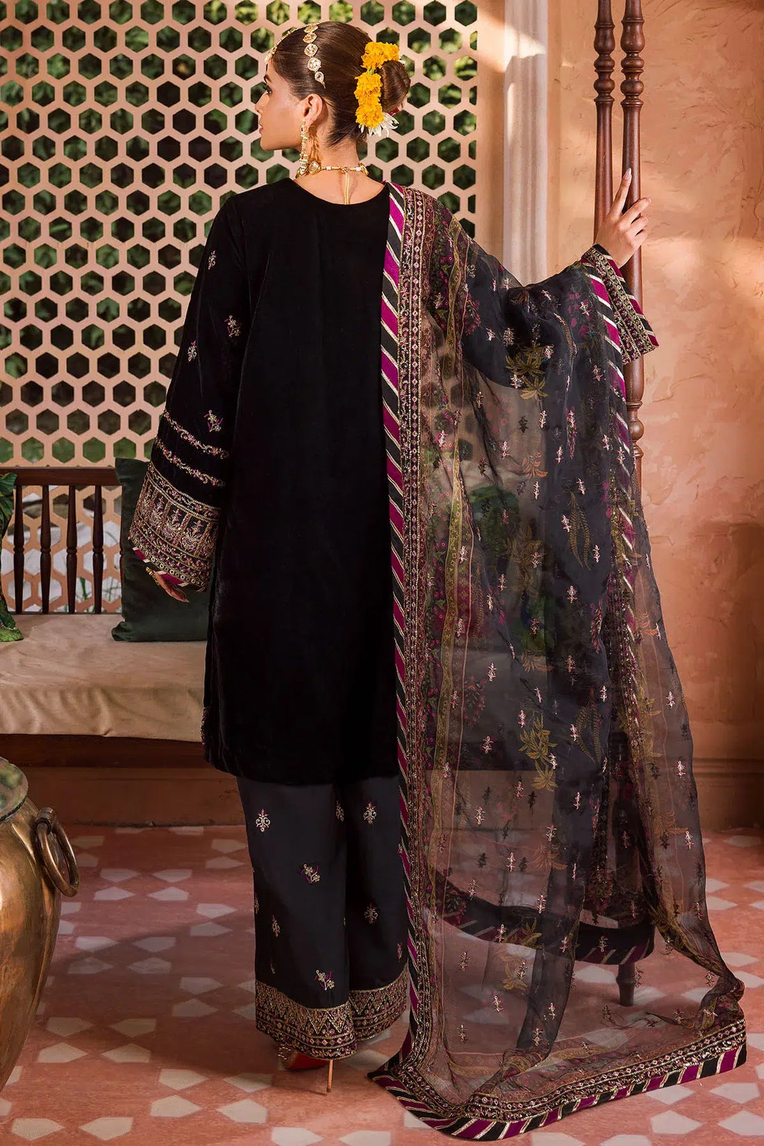 Motifz | Grand Velour Velvet Collection | 4404 - Official Motifz stockist in UK - Sakeena London