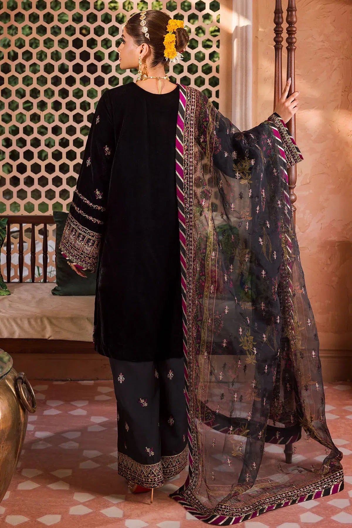 Motifz | Grand Velour Velvet Collection | 4404 - Official Motifz stockist in UK - Sakeena London