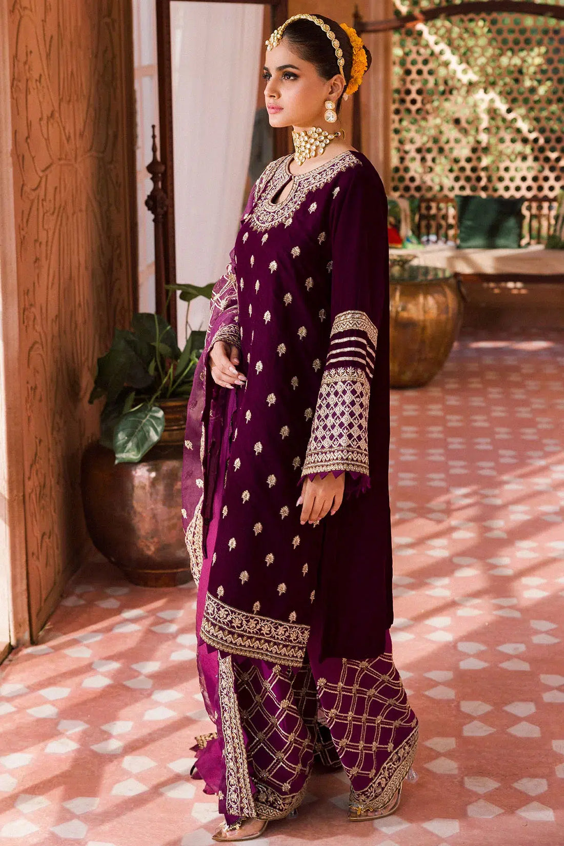 Motifz | Grand Velour Velvet Collection | 4405 - Official Motifz stockist in UK - Sakeena London