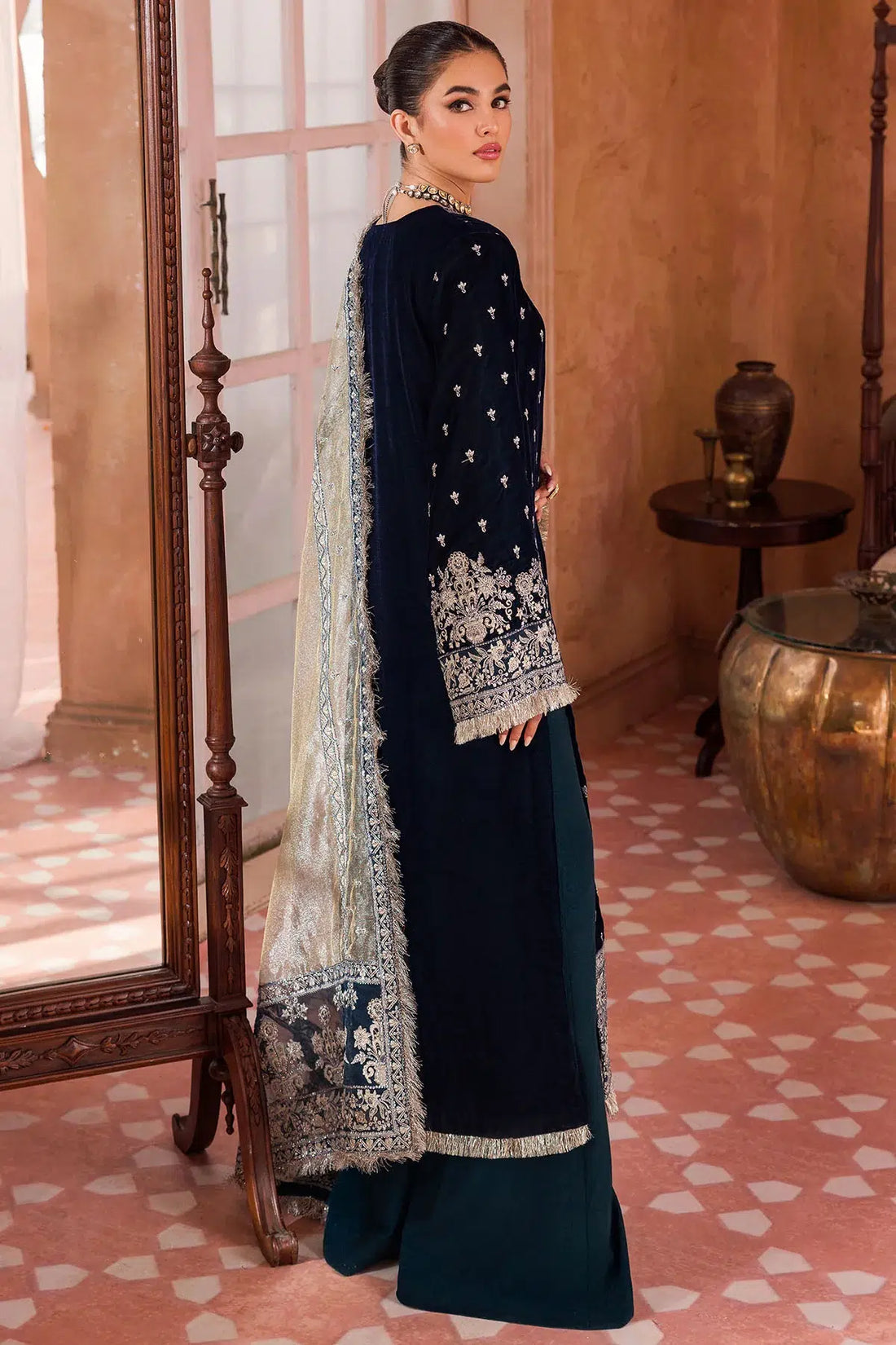 Motifz | Grand Velour Velvet Collection | 4406 - Official Motifz stockist in UK - Sakeena London