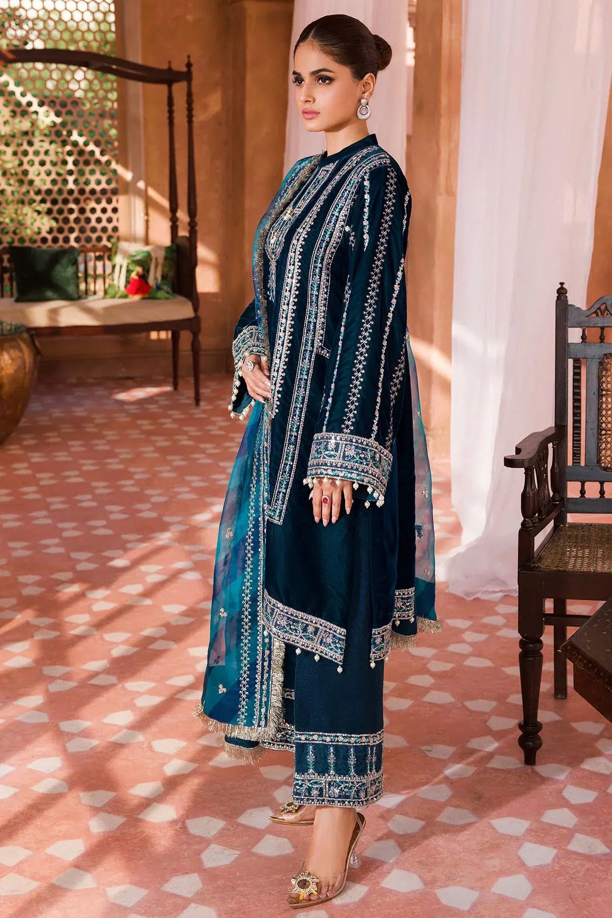 Motifz | Grand Velour Velvet Collection | 4401 - Official Motifz stockist in UK - Sakeena London