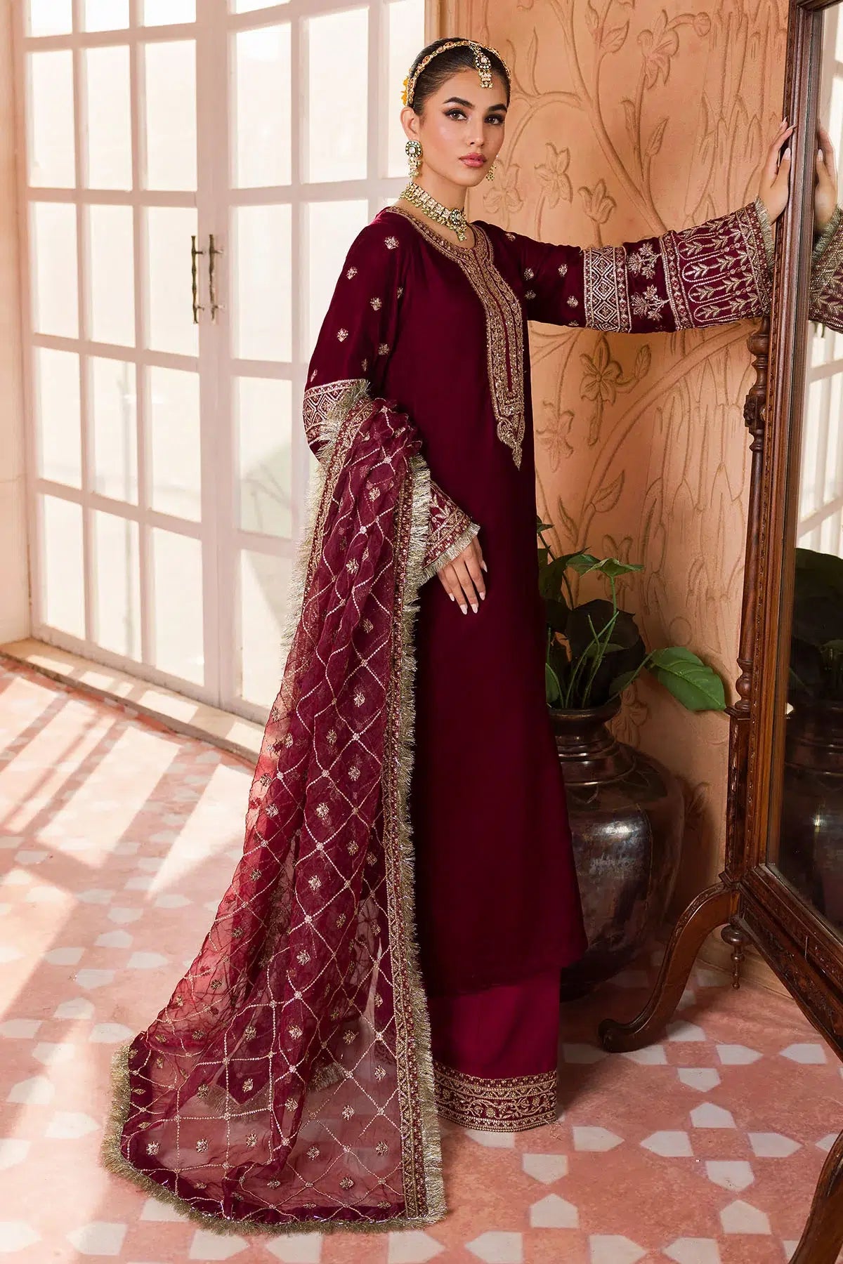 Motifz | Grand Velour Velvet Collection | 4407 - Official Motifz stockist in UK - Sakeena London
