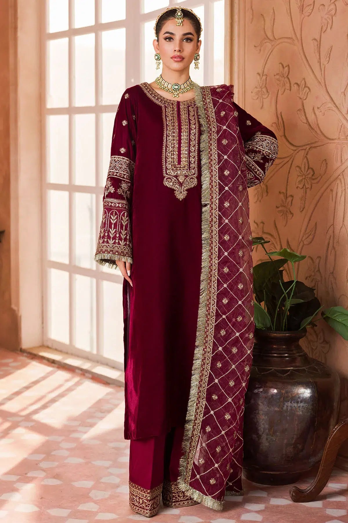 Motifz | Grand Velour Velvet Collection | 4407 - Official Motifz stockist in UK - Sakeena London