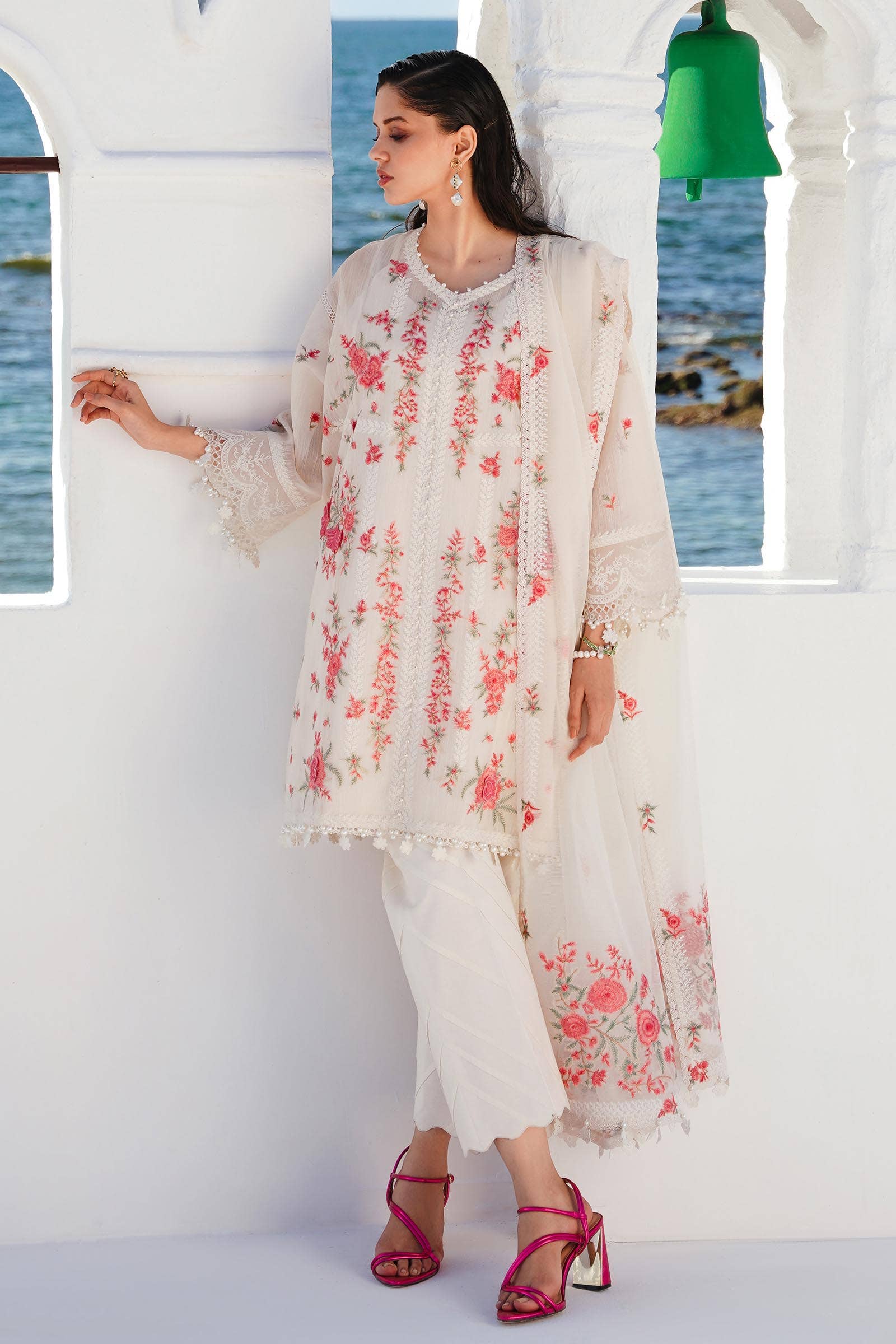 Sana Safinaz | Muzlin Spring 24 | M241-001A-CX - Official Sana Safinaz stockist in UK - Sakeena London