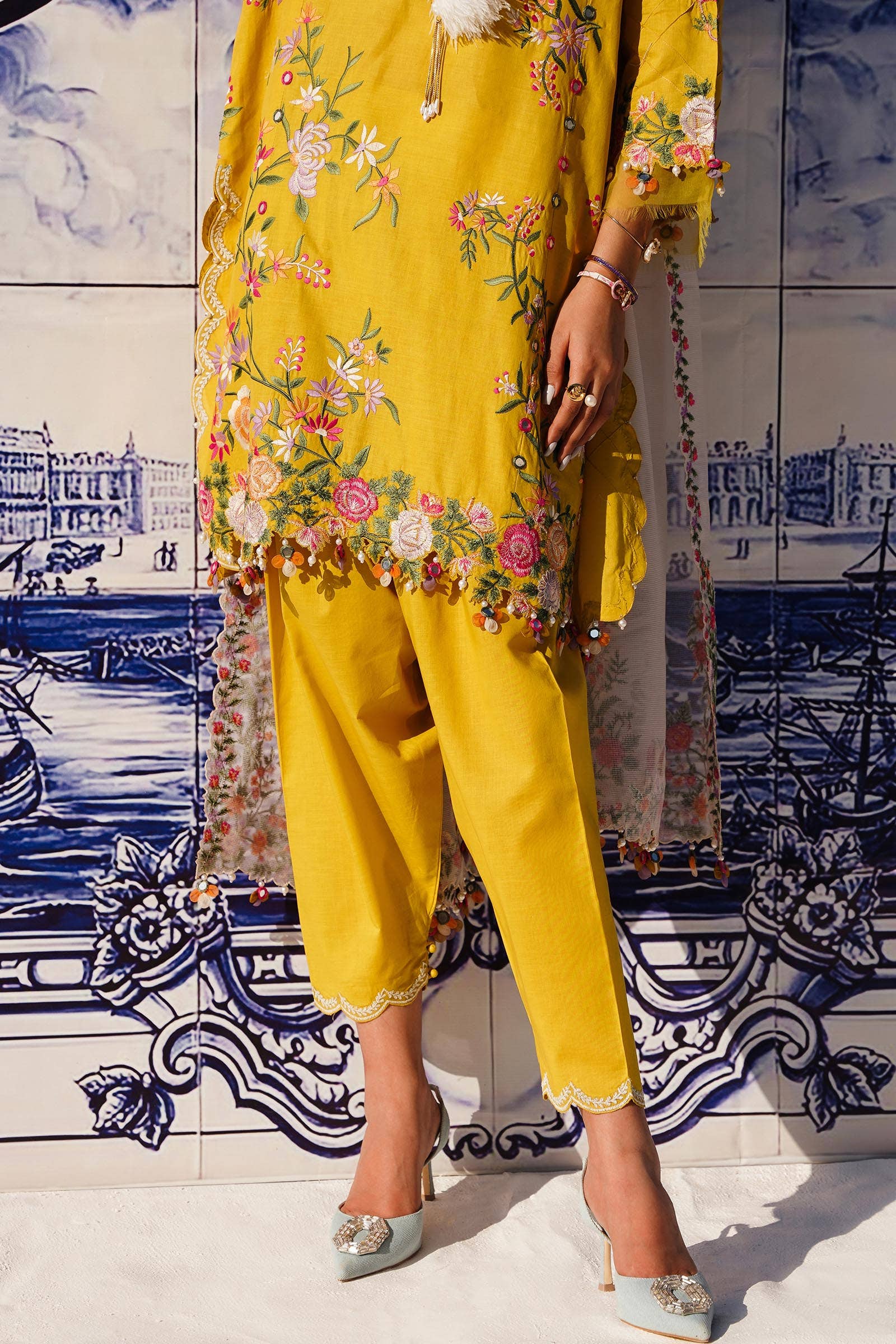 Sana Safinaz | Muzlin Spring 24 | M241-002A-CX - Official Sana Safinaz stockist in UK - Sakeena London