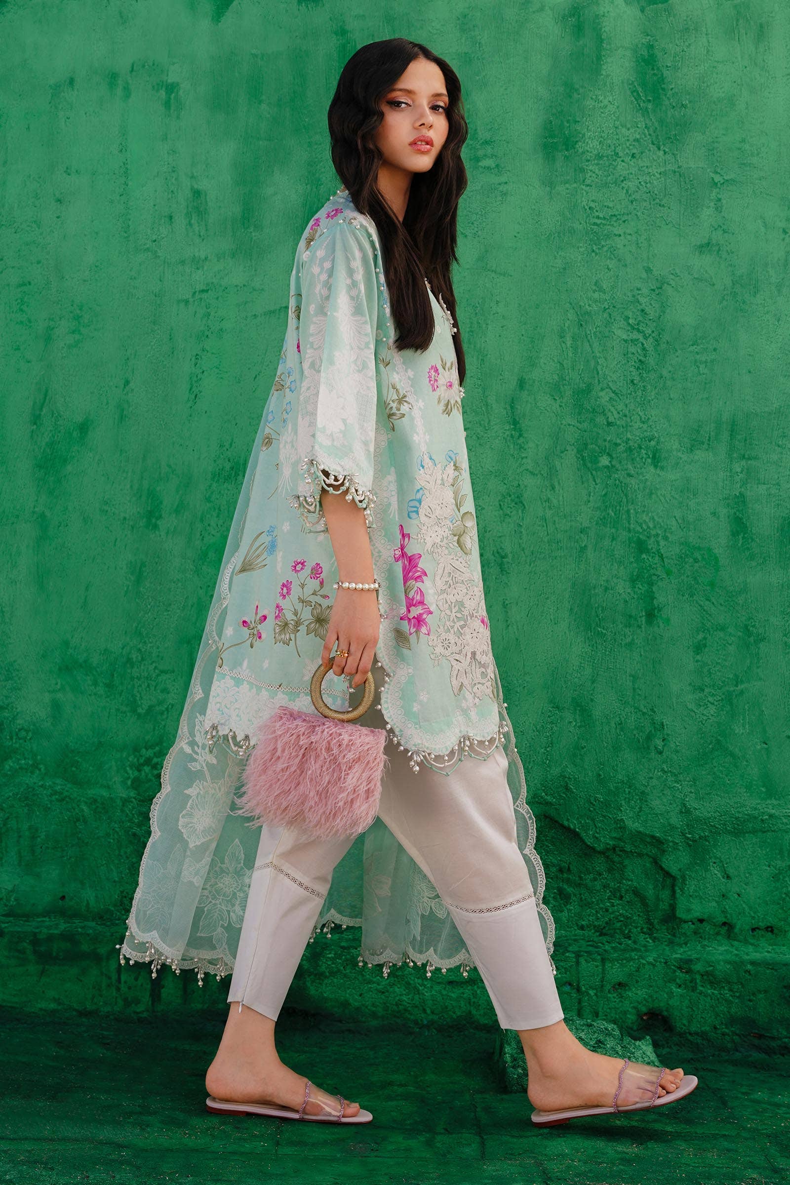 Sana Safinaz | Muzlin Spring 24 | M241-011B-CW - Official sana stockist in UK - Sakeena London