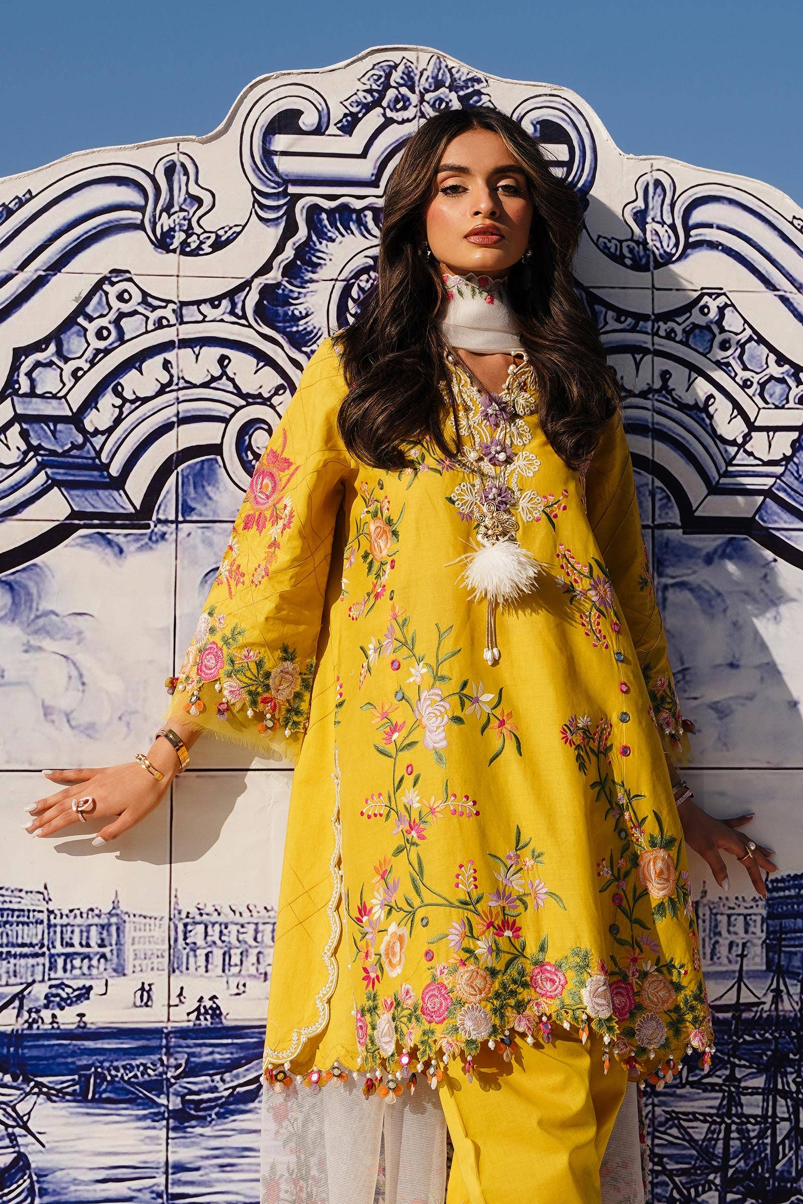 Sana Safinaz | Muzlin Spring 24 | M241-002A-CX - Official Sana Safinaz stockist in UK - Sakeena London