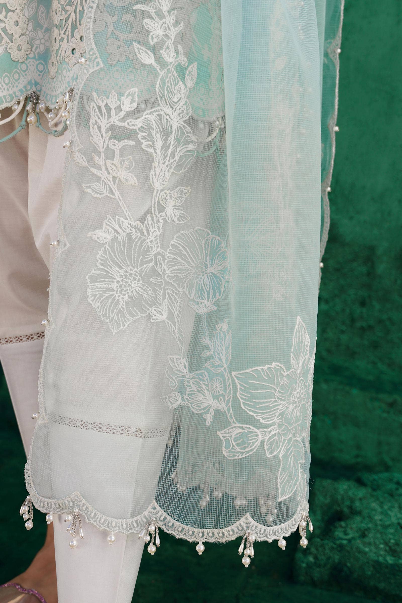 Sana Safinaz | Muzlin Spring 24 | M241-011B-CW - Official sana stockist in UK - Sakeena London